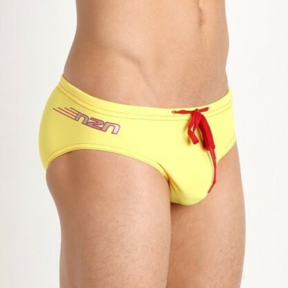 N2N Men's FS2 Yellow Fusion Trunk Bikini - M or XL - Picture 1 of 2